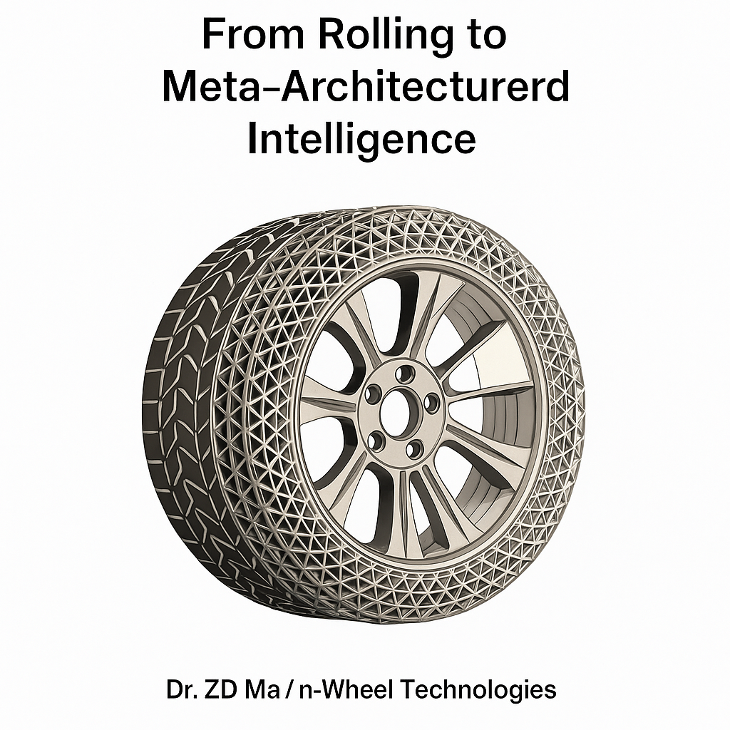 metaTire™ lattice wheel — meta-architectured airless design